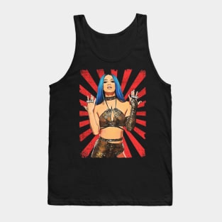 Sasha Bank Wrestling Fan Art Tank Top